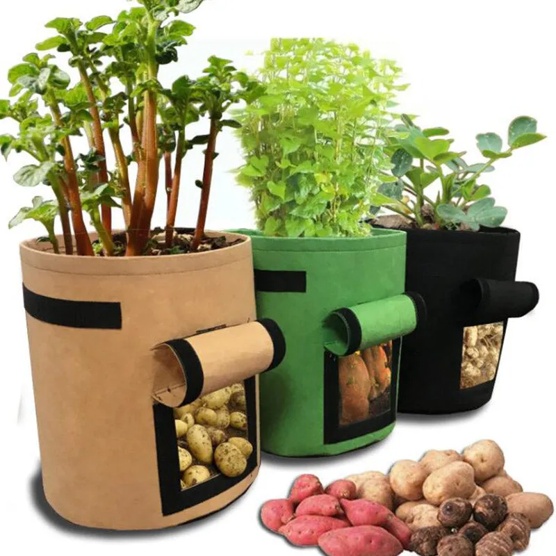 3-Size Versatile Plant & Potato Grow Bags