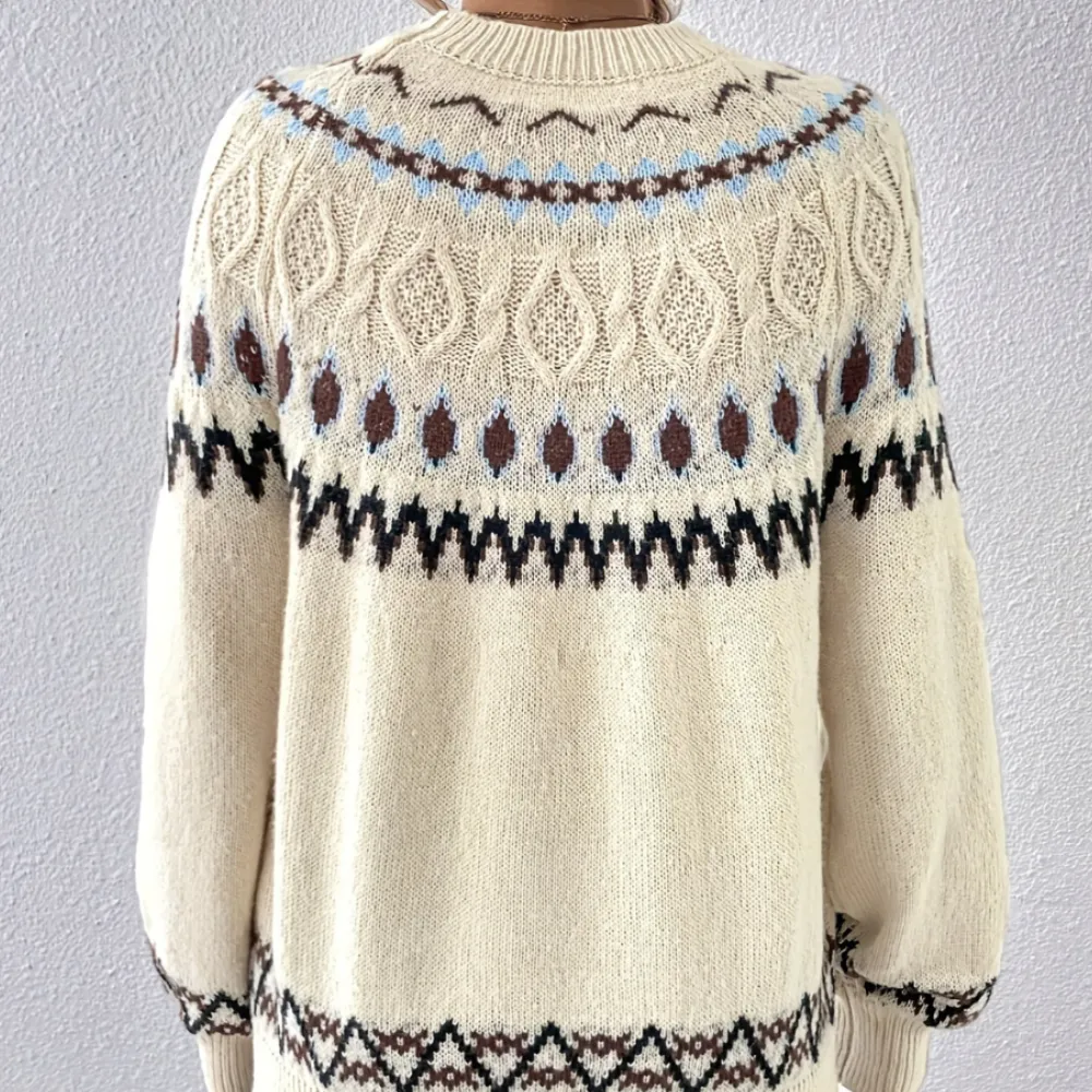 Angelika | Dames Warm Trui | Gebreid