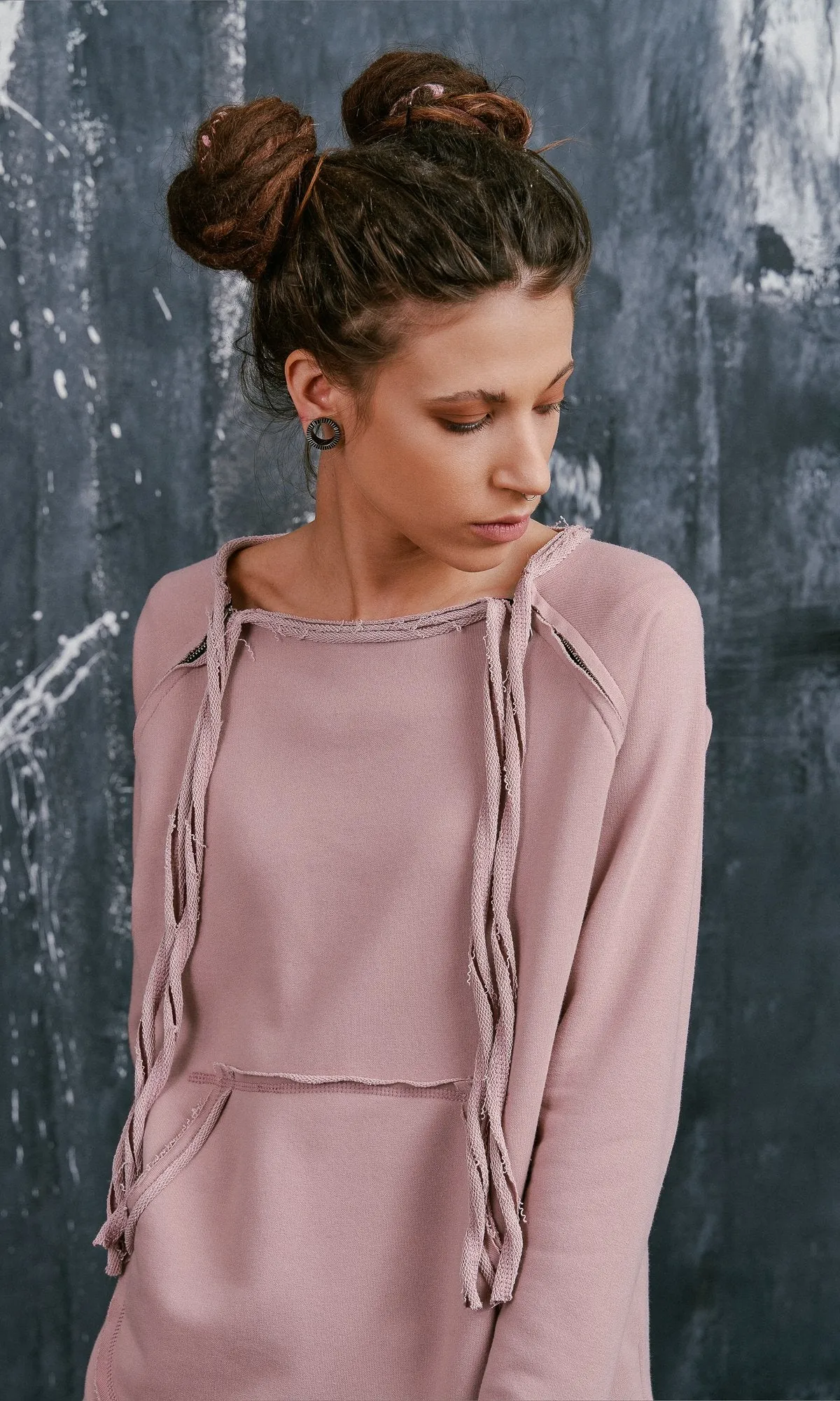 Arm Zipper Sweatshirt