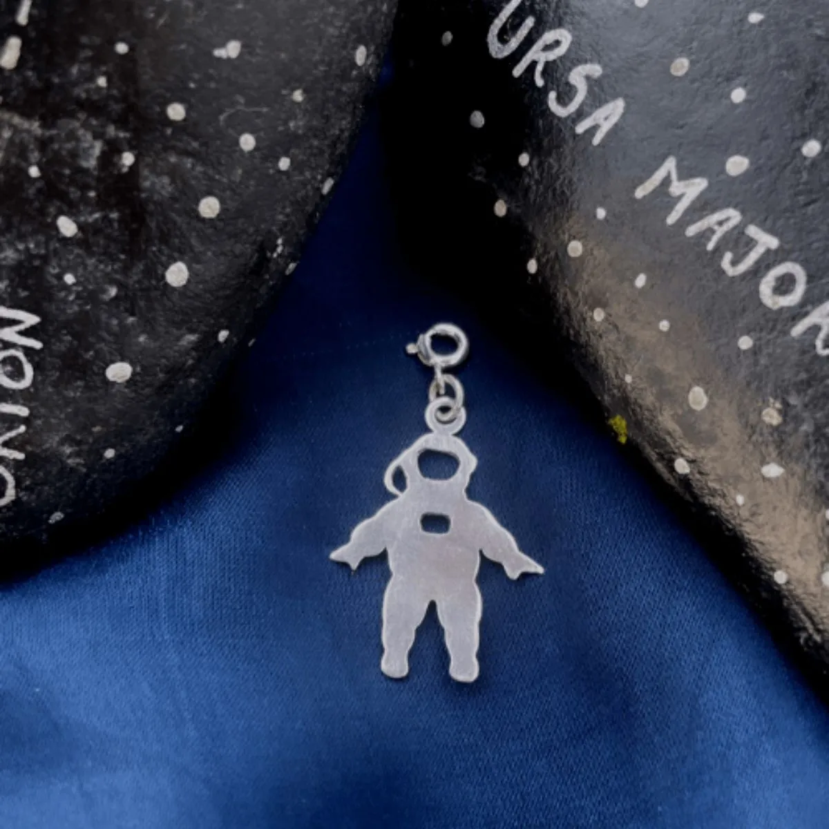 Astronaut Pendant | Hand-Crafted Silver Jewellery | Trendy & Versatile