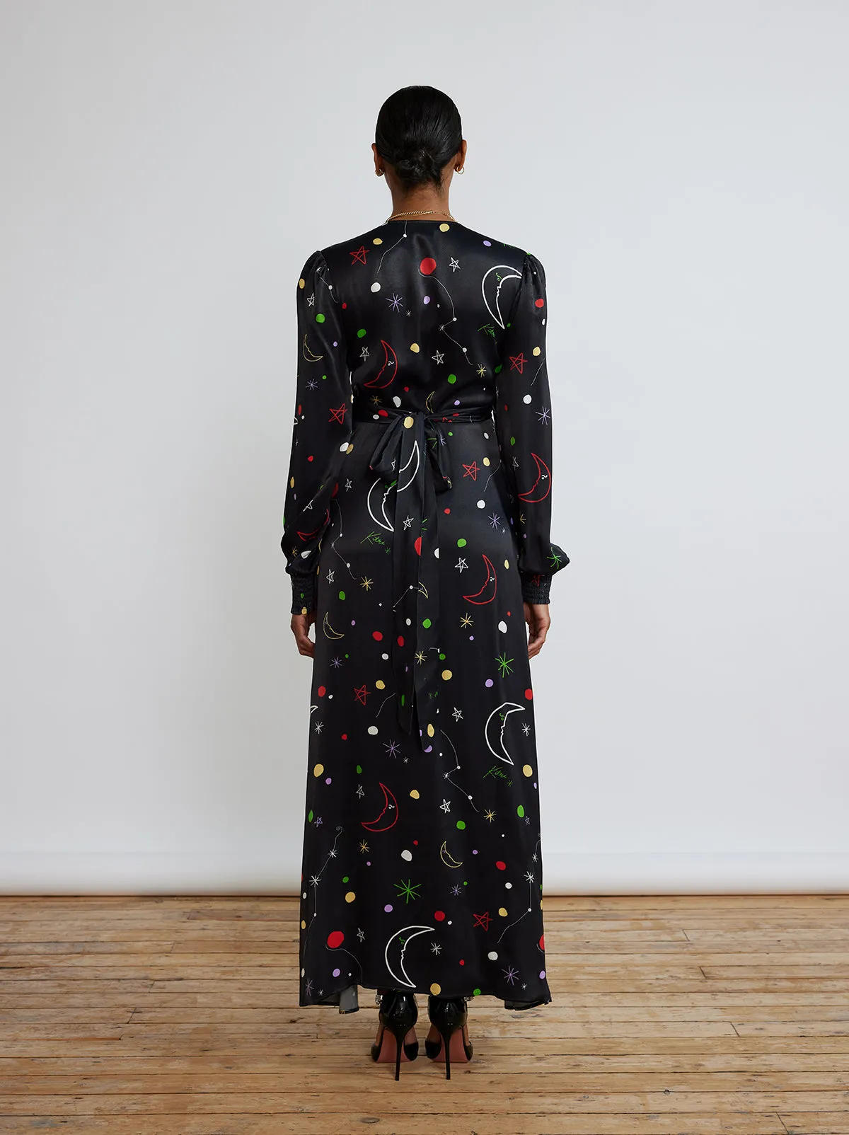 Aurora Moon And Star Maxi Dress