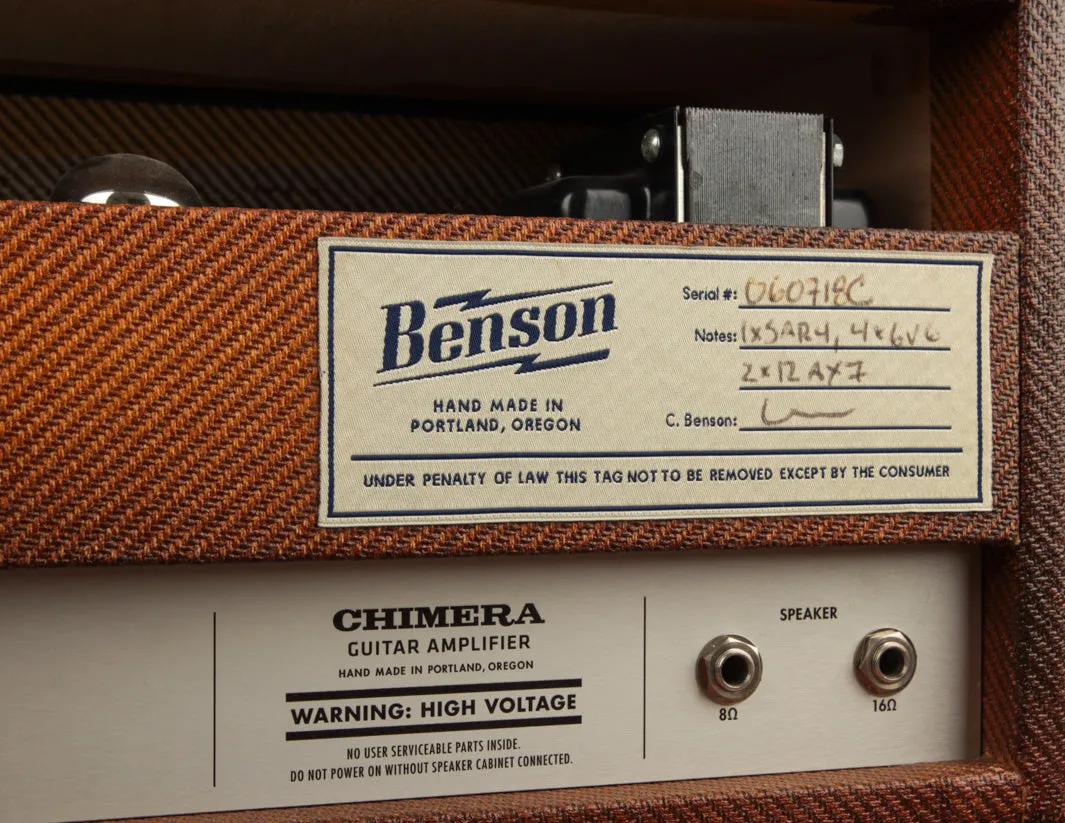 Benson Chimera Head, Bourbon Burst (USED, 2018)