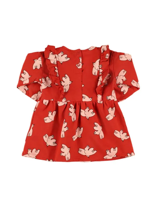 Bobo Choses   Bird print organic cotton dress 