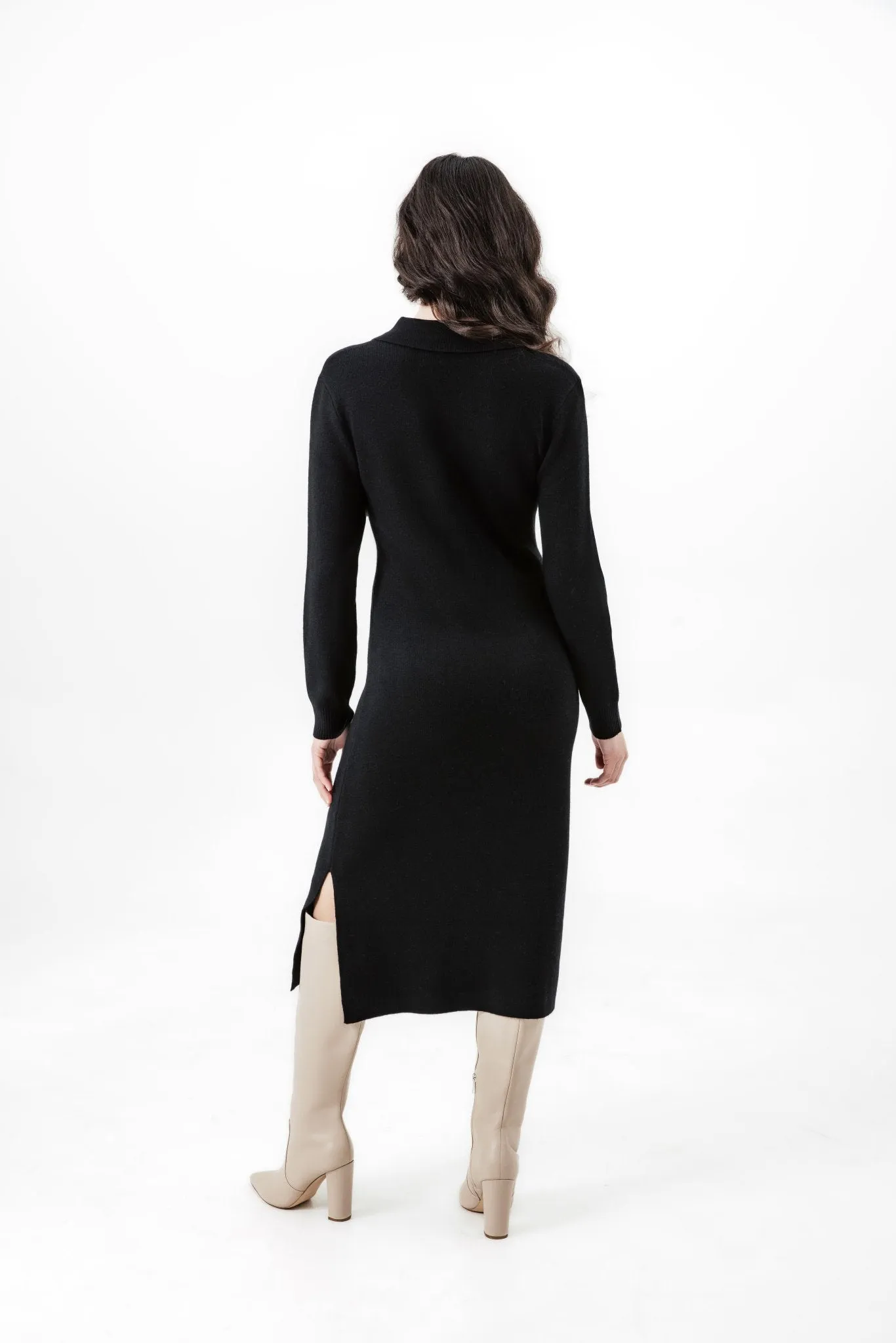 Brandy Henley Sweater Dress