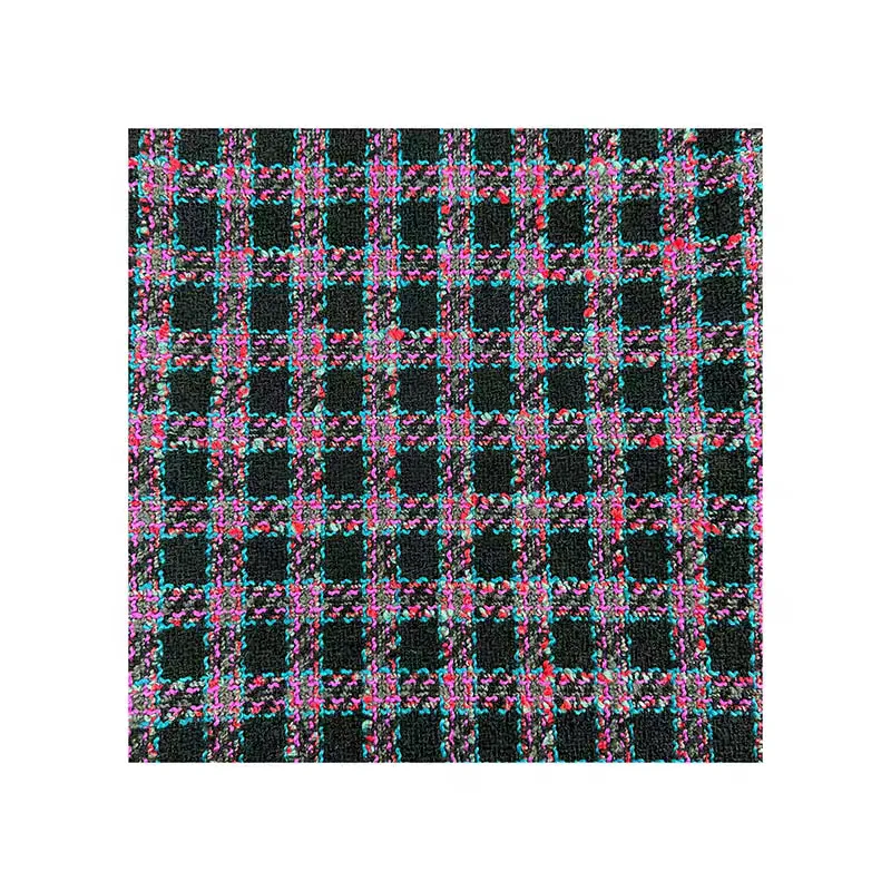 C*anel bag woven tweed fabric, high-end clothing designer DIY handmade shoes and hats, small fragrance fabric