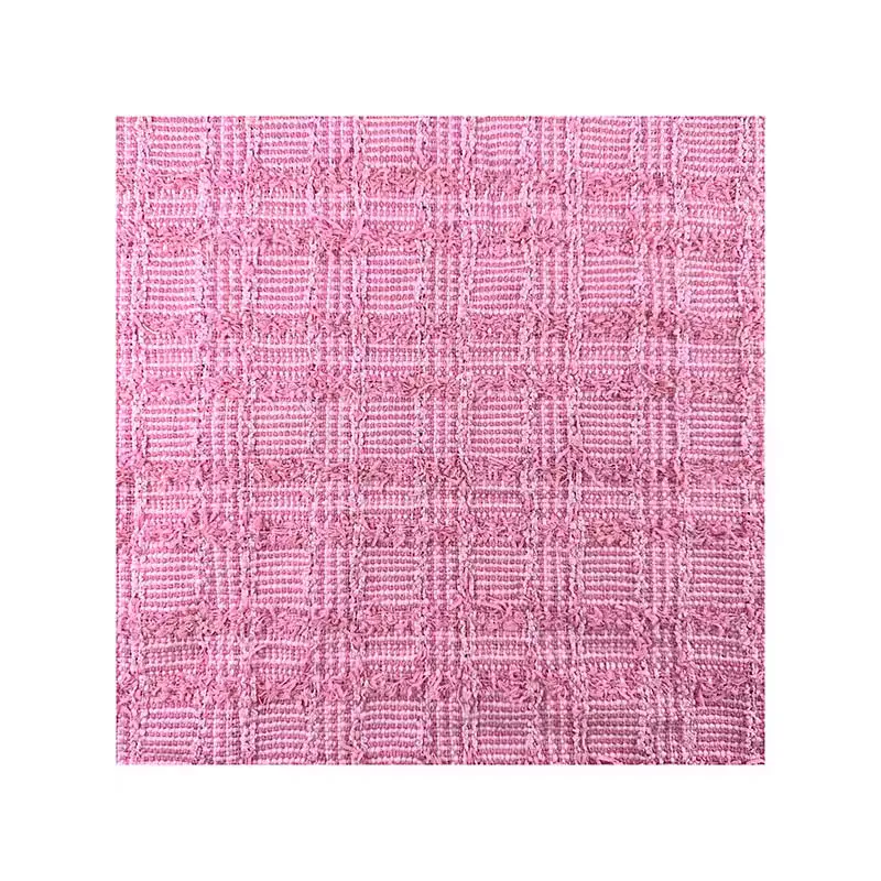 C*ANEL catwalk small fragrance fabric, advanced custom tweed clothing fabric, designer DIY handmade shoes and hats