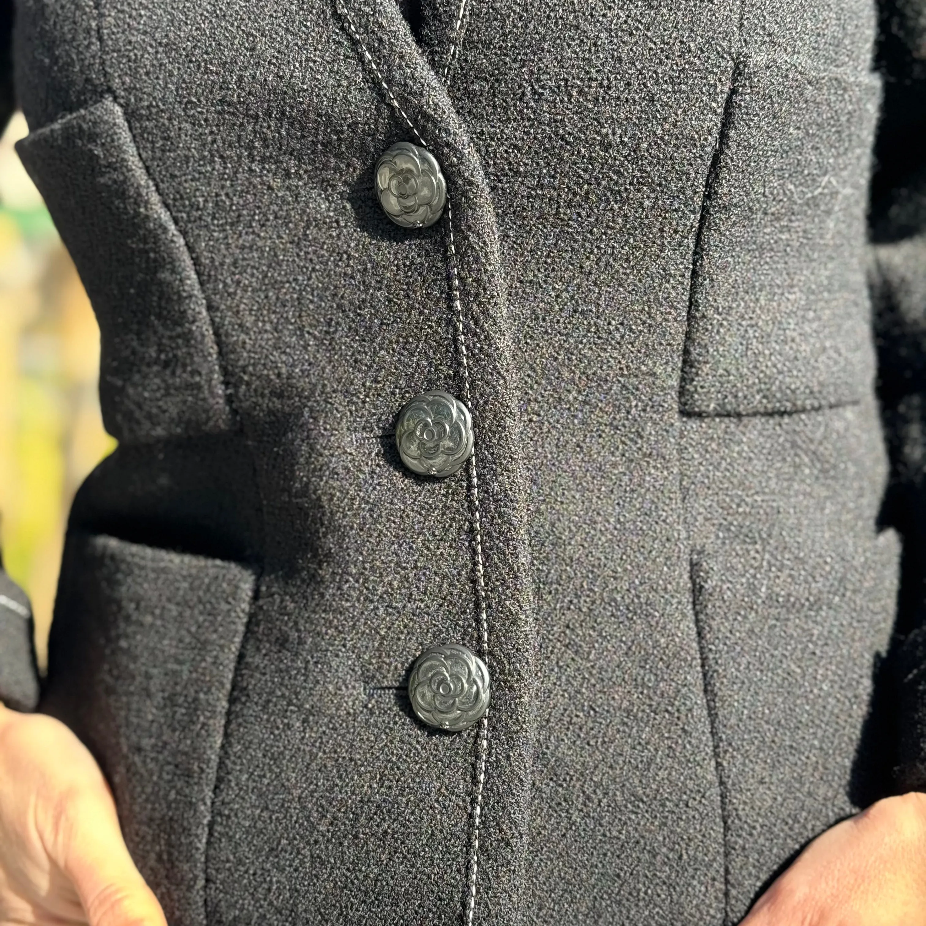 Chanel - Veste en tweed T.36