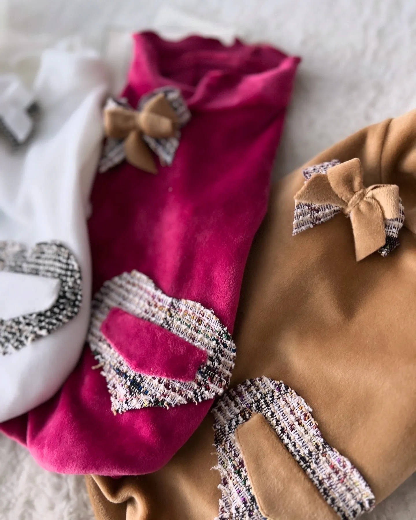 Ciniglia Sweatshirt Tweed Cammello