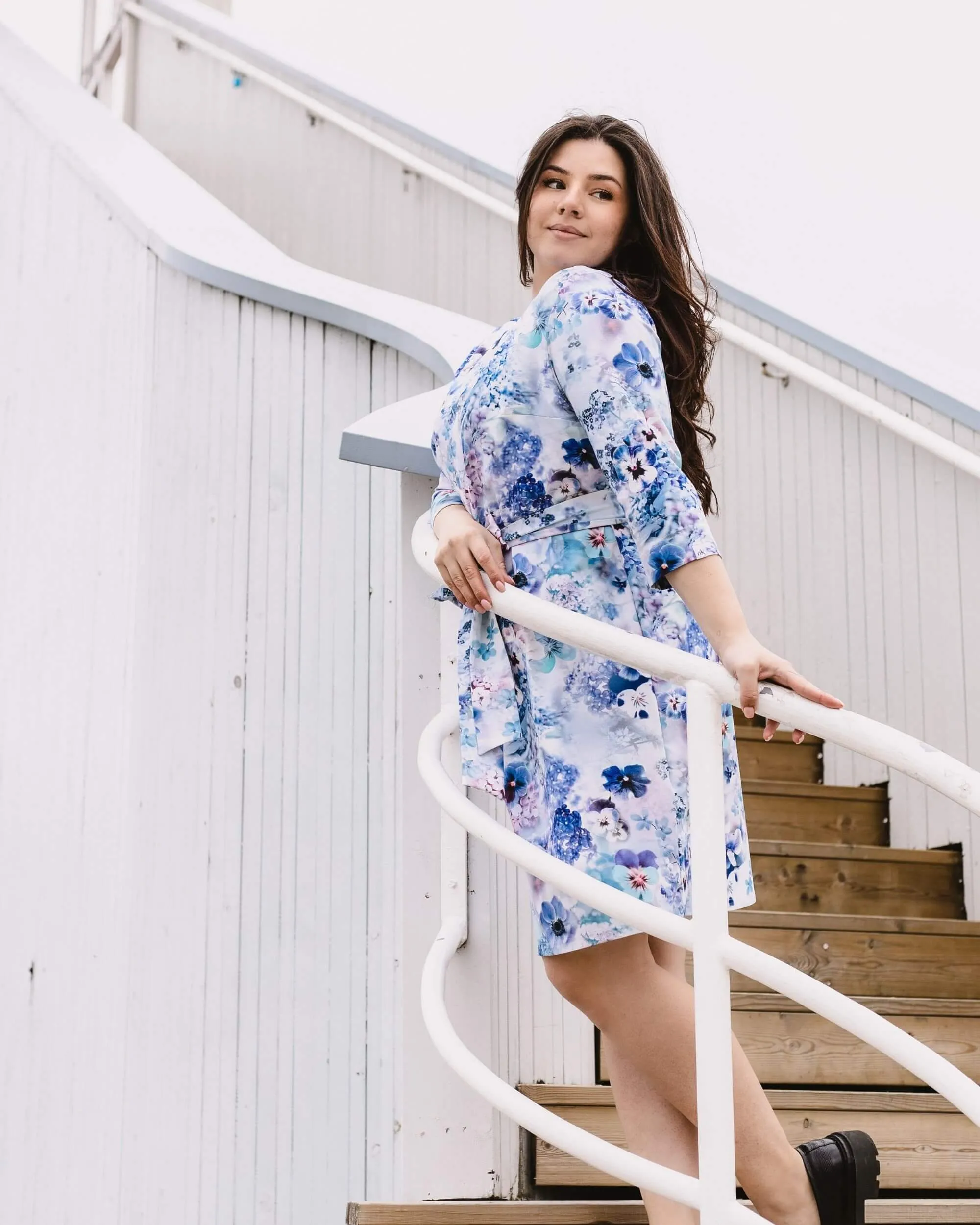 Classic Dress Lush Blue