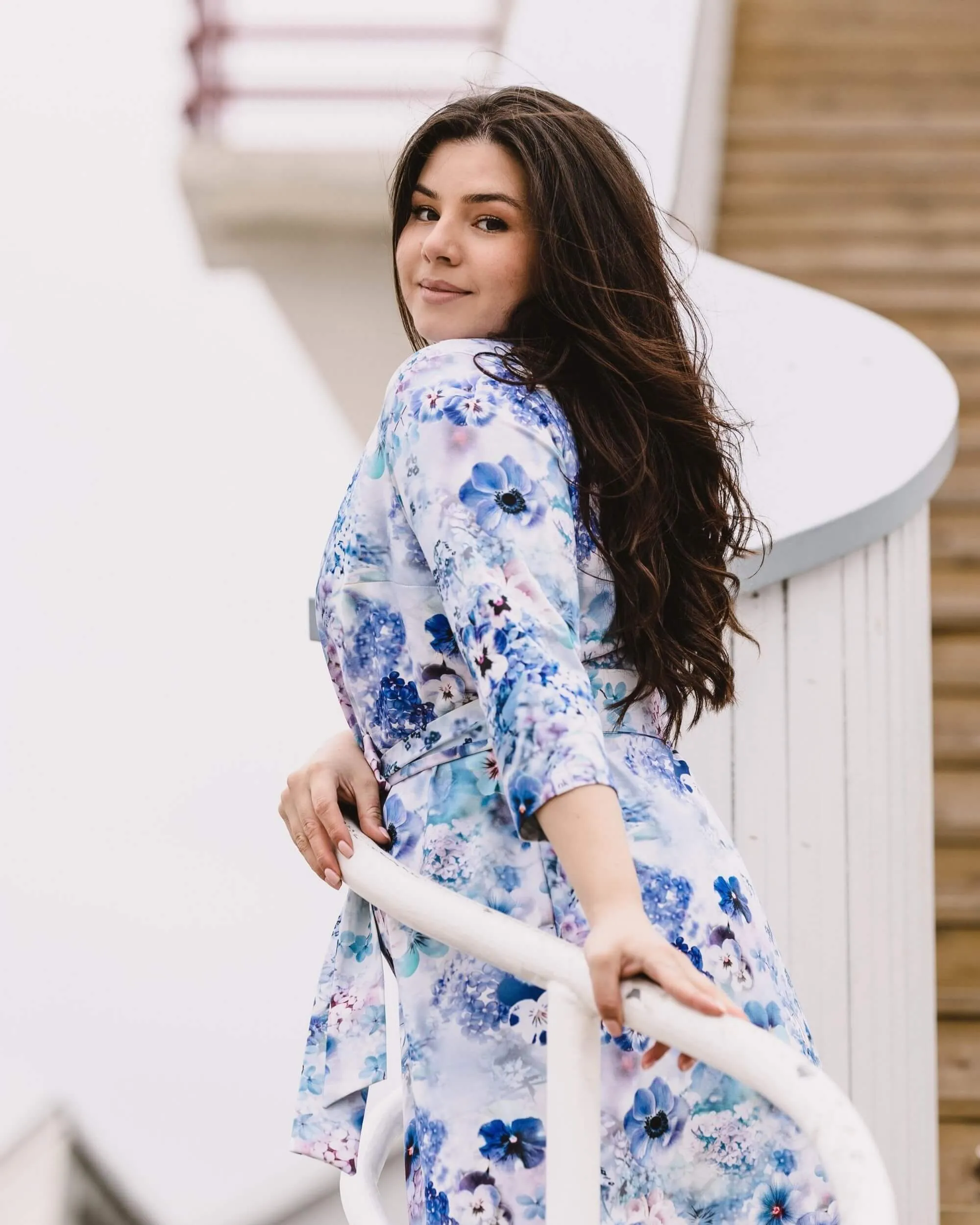 Classic Dress Lush Blue