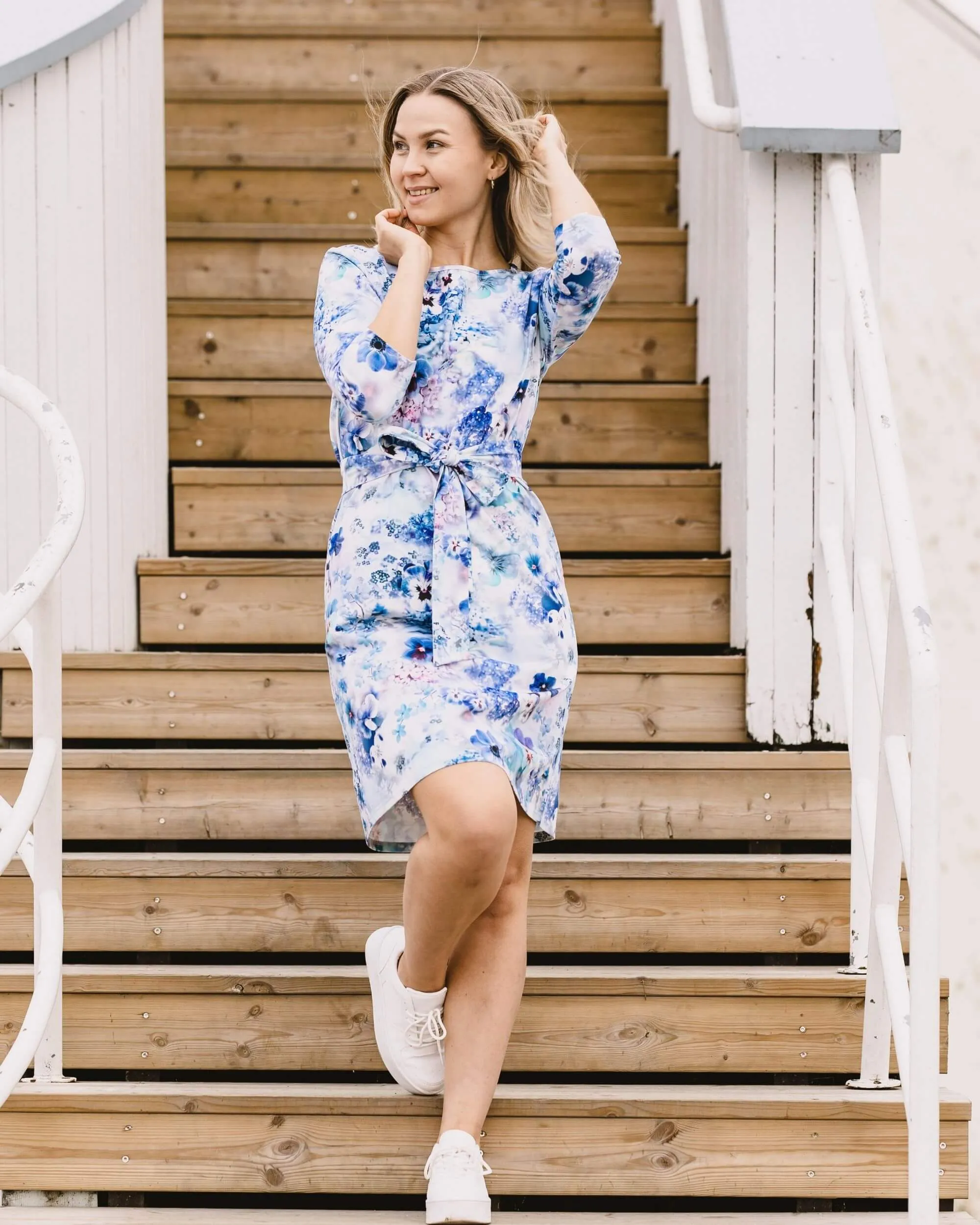 Classic Dress Lush Blue