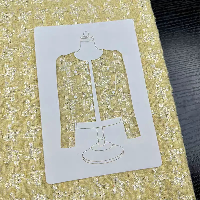 Dobacol color imported small fragrance fabric, delicate tweed high-end customized clothing, handmade luggage fabric
