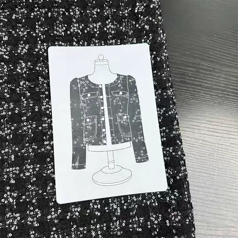 Dobacol color imported small fragrance fabric, delicate tweed high-end customized clothing, handmade luggage fabric