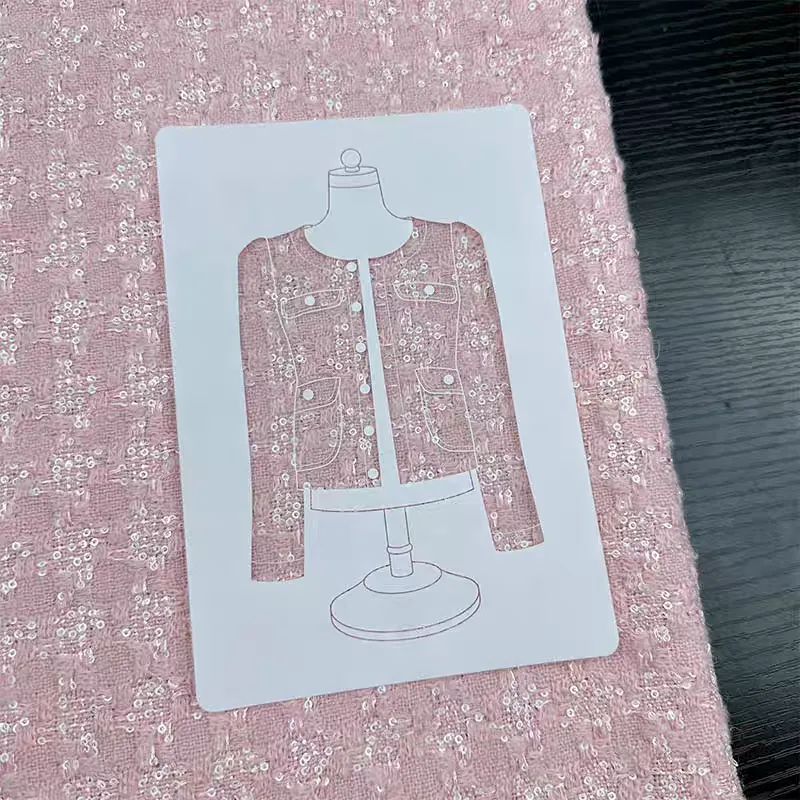 Dobacol color imported small fragrance fabric, delicate tweed high-end customized clothing, handmade luggage fabric