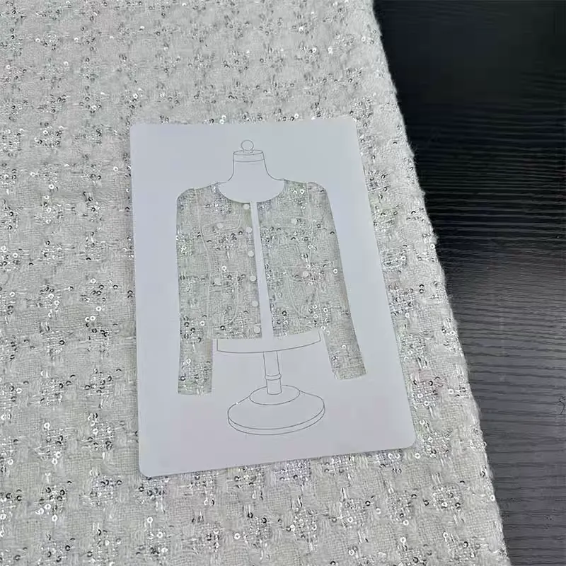 Dobacol color imported small fragrance fabric, delicate tweed high-end customized clothing, handmade luggage fabric