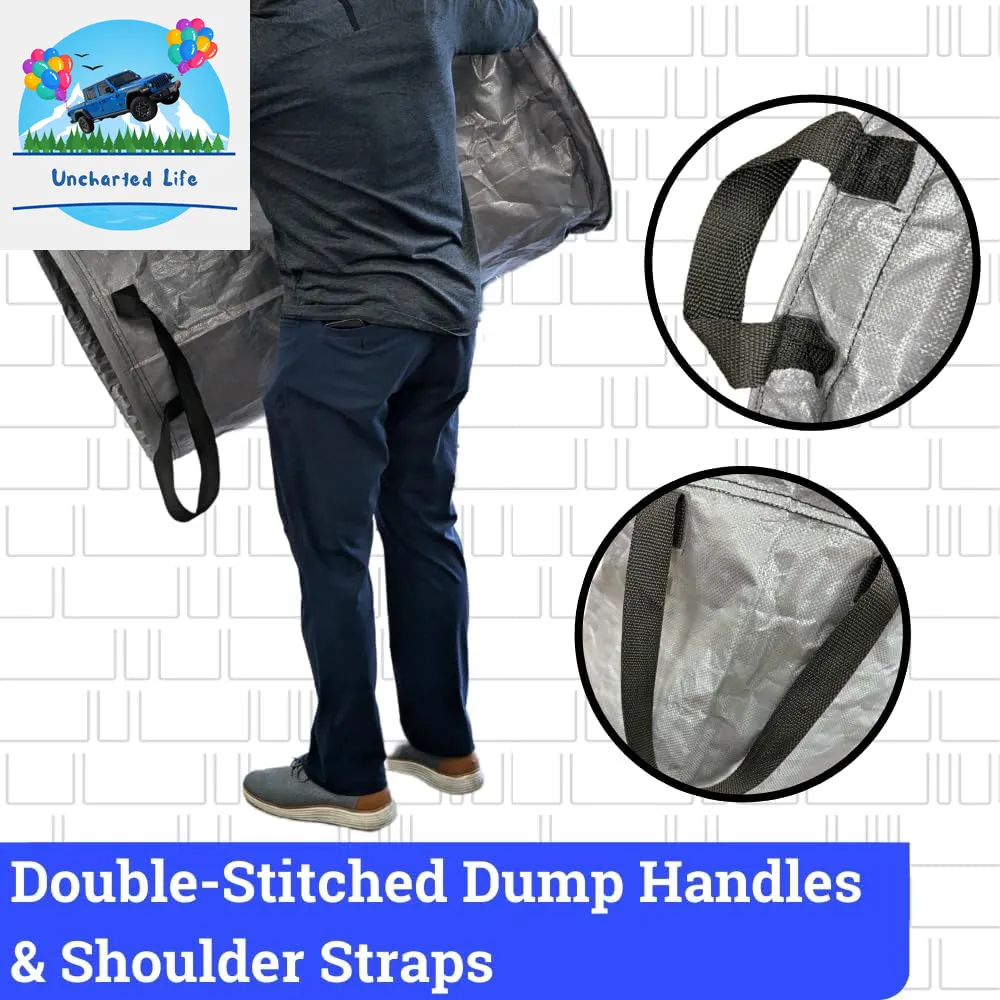 DURASACK Heavy-Duty 80-Gallon Valet Trash Bag: Versatile