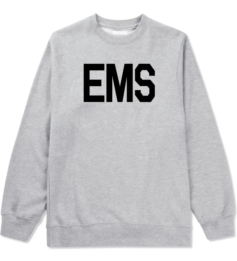 EMS Emergency Badge Mens Crewneck Sweatshirt