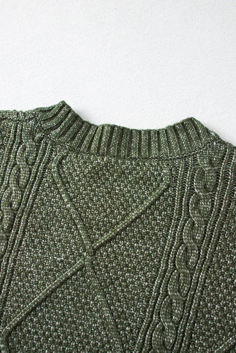 Fall Sweater Dress - Green