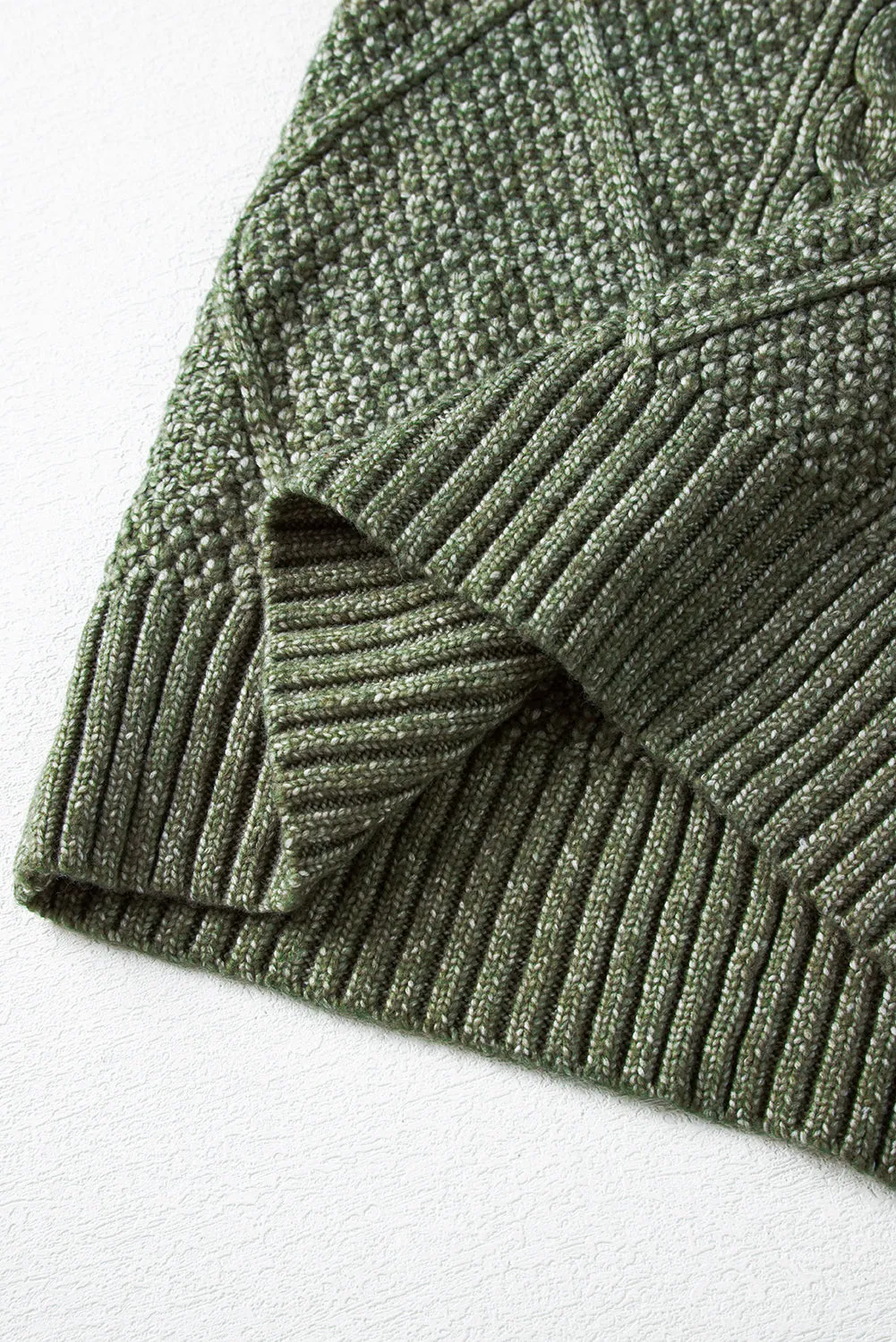 Fall Sweater Dress - Green