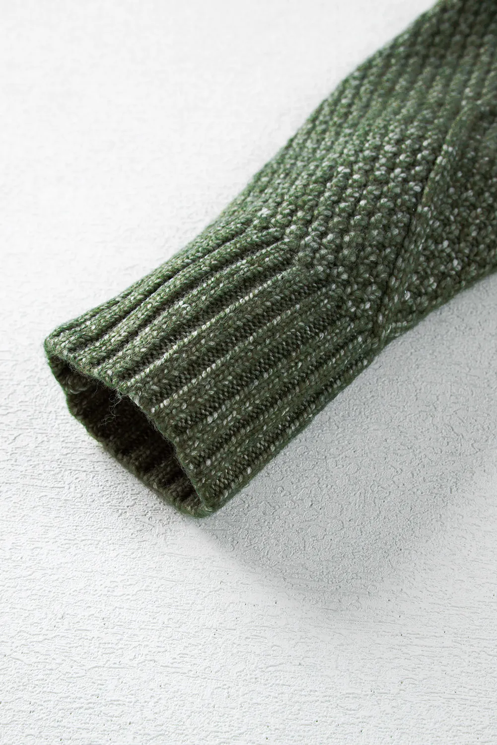 Fall Sweater Dress - Green
