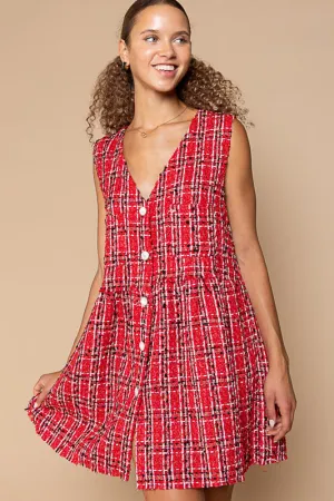 Faye Tweed Dress