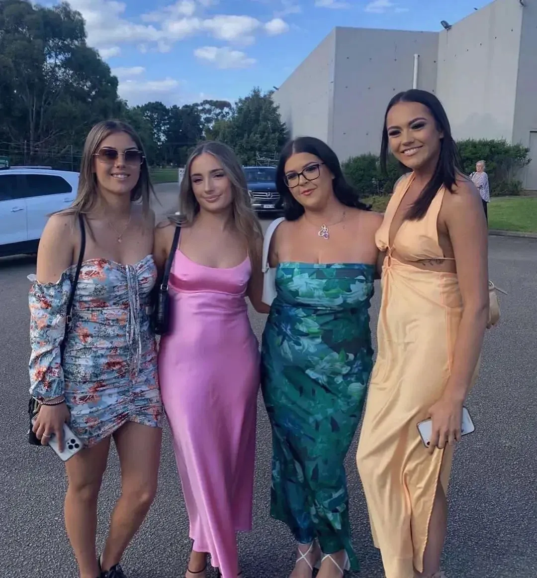 FLYTONN-Sexy spring and summer dresses, party dresses, graduation gifts,Petite Petals Split Slip Dress