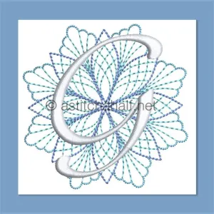 Frost and Frozen Monogram Letter G