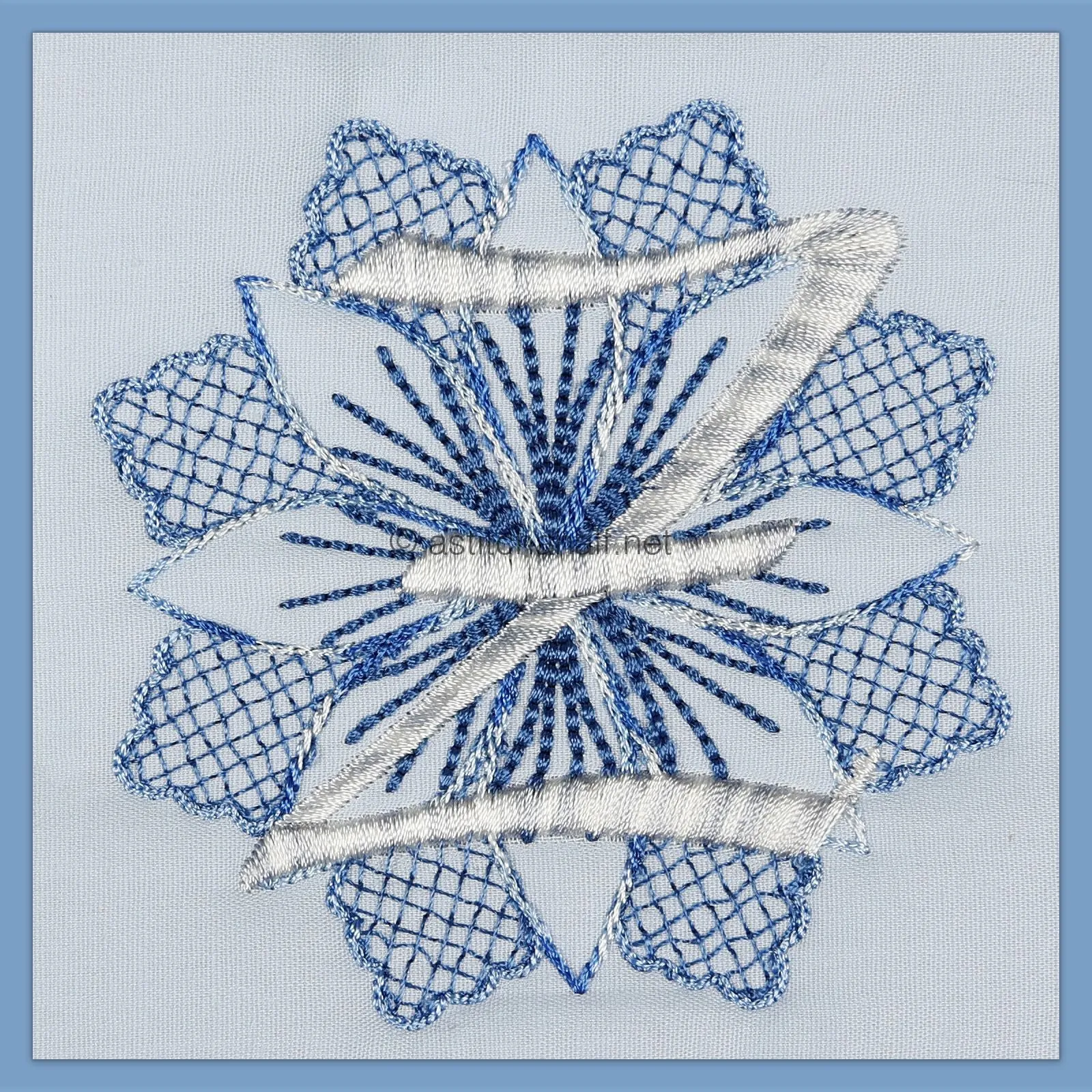 Frost and Frozen Monogram Letter Z