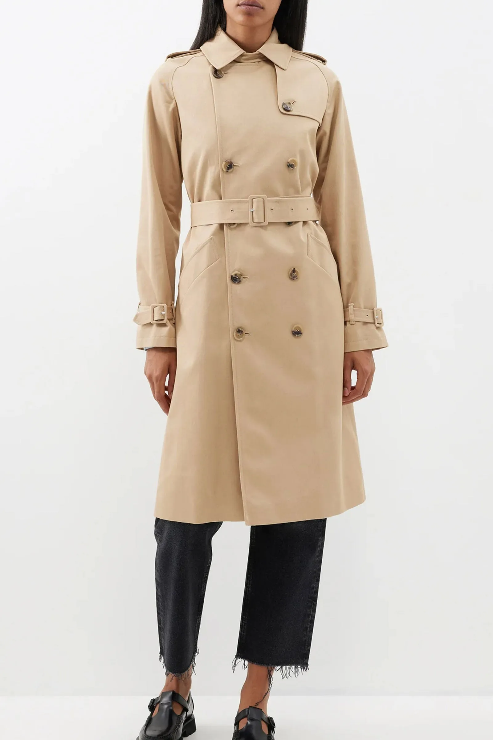 Greta Cotton-twill Trench Coat