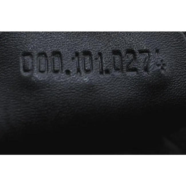 Gucci Padlock Bag Way Top Handle With Strap Black Smooth Leather Satchel