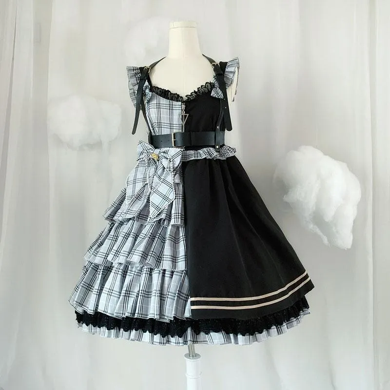 Harajuku Girl Plaid Loli Dress SD00534