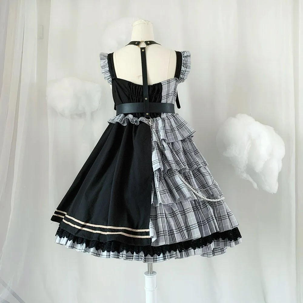 Harajuku Girl Plaid Loli Dress SD00534