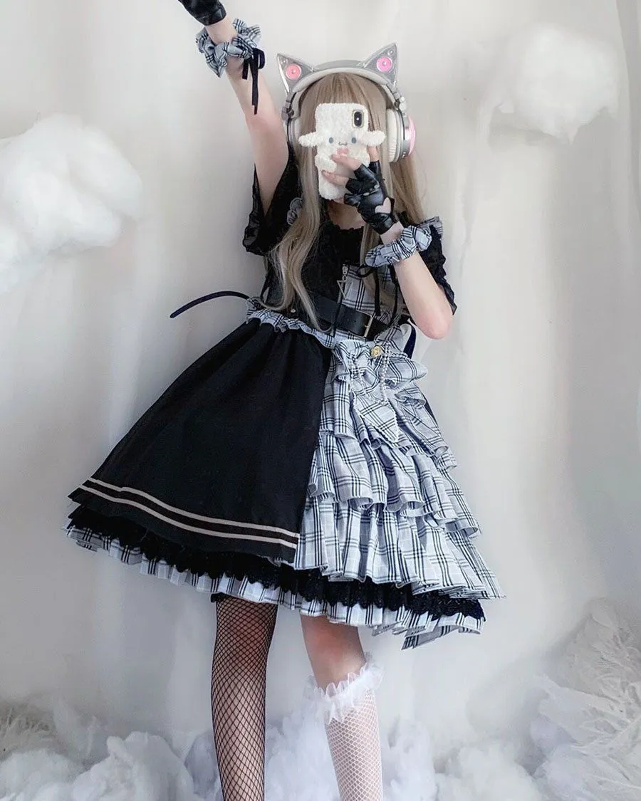 Harajuku Girl Plaid Loli Dress SD00534