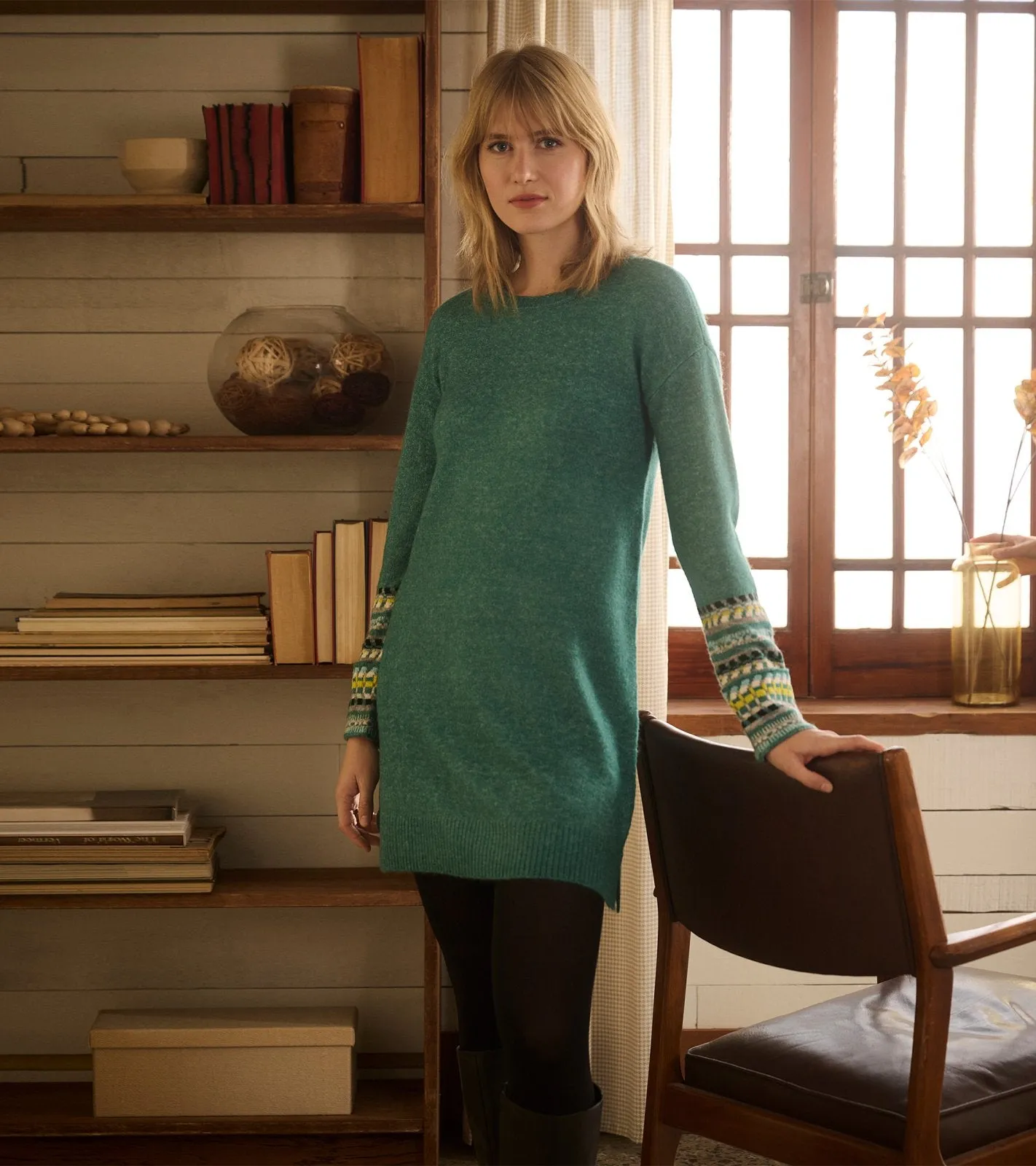 Hatley Sadie Sweater Dress | Teal