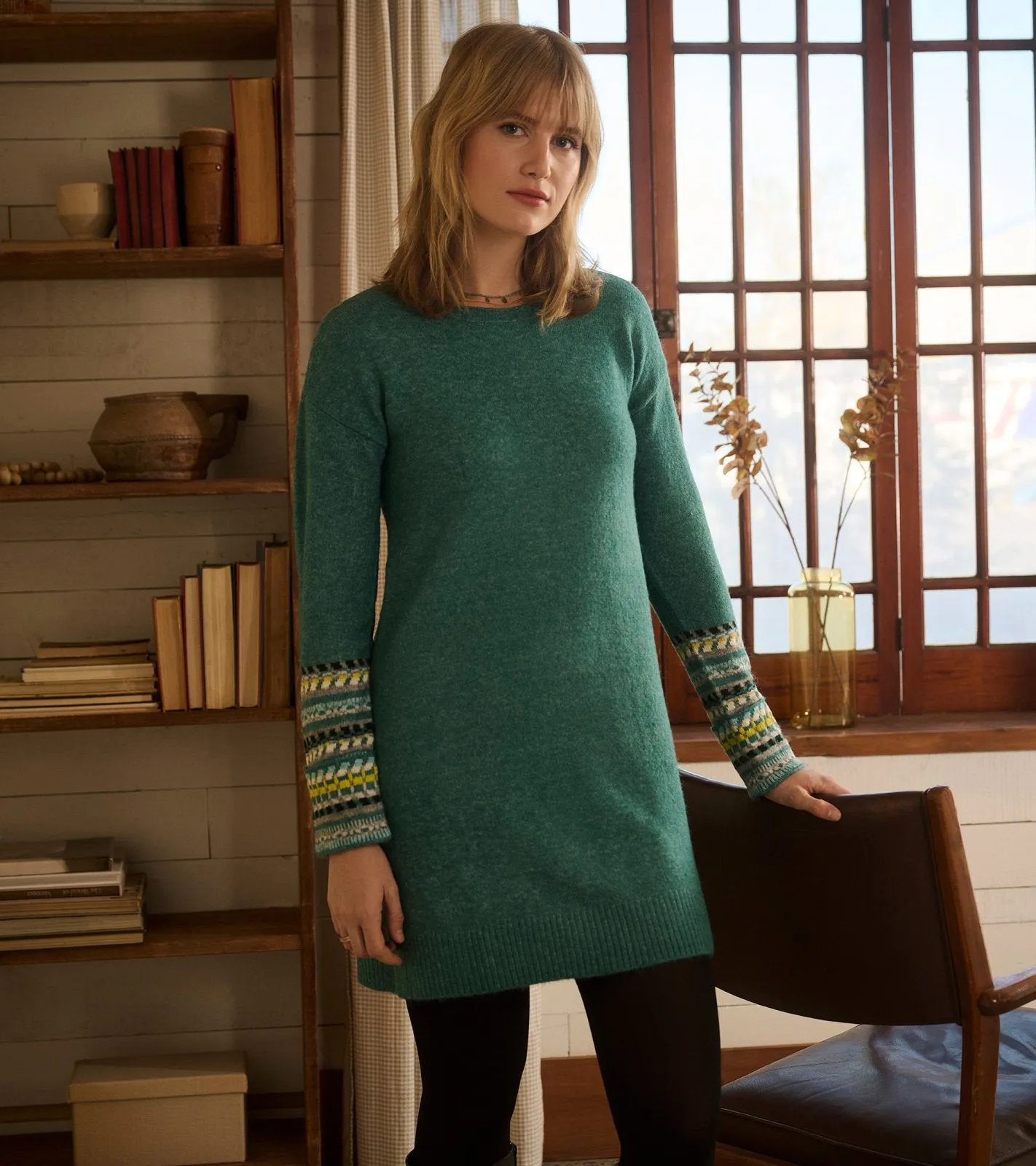 Hatley Sadie Sweater Dress | Teal