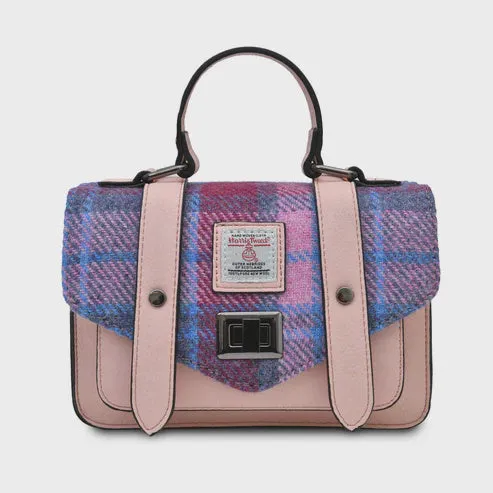 Islander | The Mini Satchel Pink and Blue Tartan