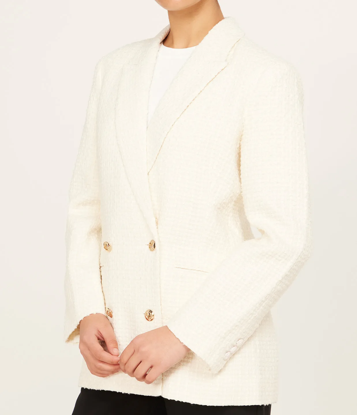 Jasmine Blazer in Ivory
