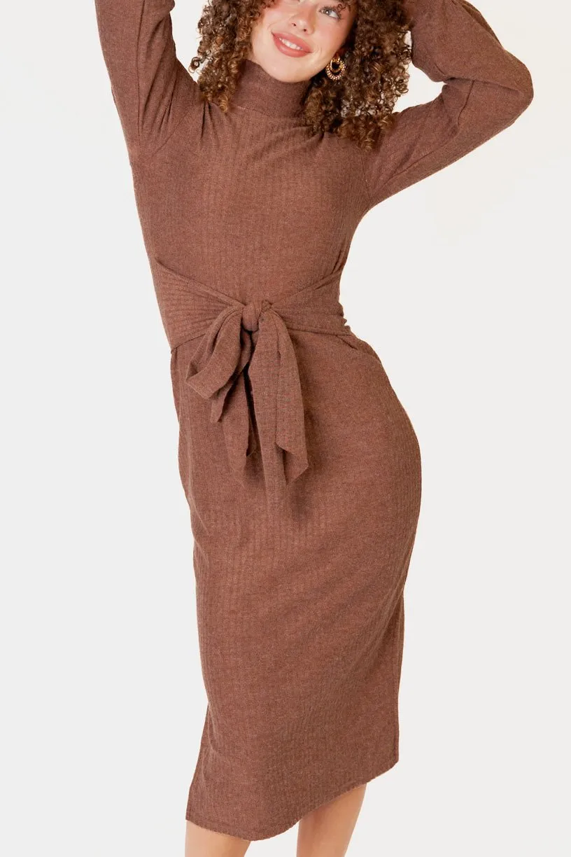 Jensen Dress in Mocha - FINAL SALE