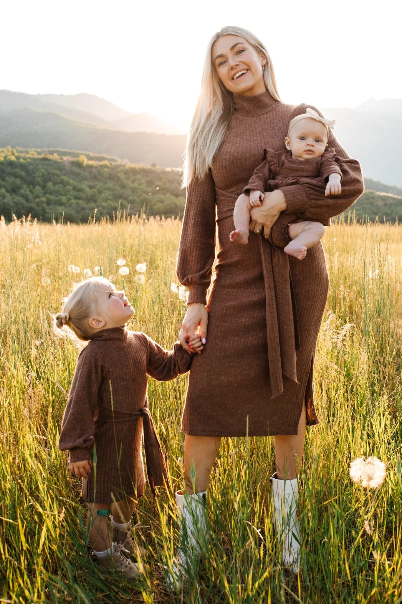 Jensen Dress in Mocha - FINAL SALE