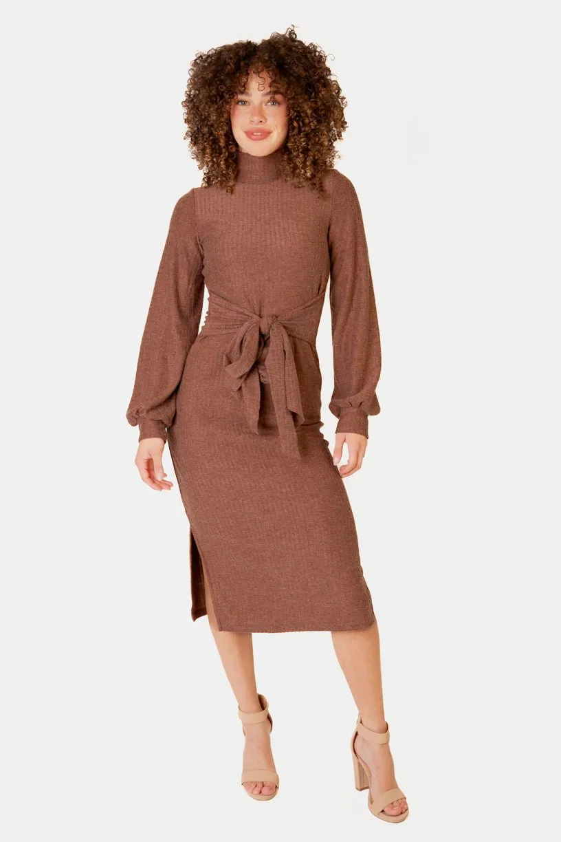 Jensen Dress in Mocha - FINAL SALE