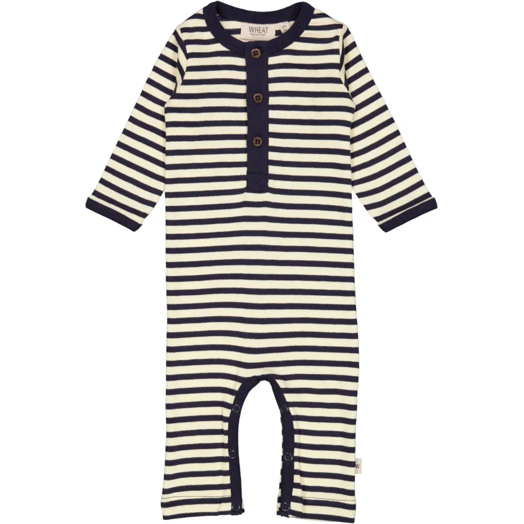 Jumpsuit Eigil - deep wave stripe