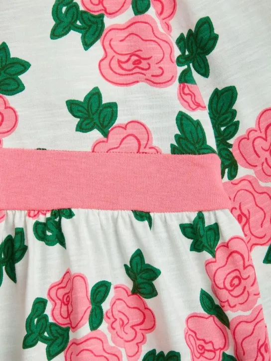 Mini Rodini   Rose printed organic cotton dress 