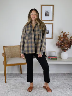 Oscar Mixed Plaid Shacket