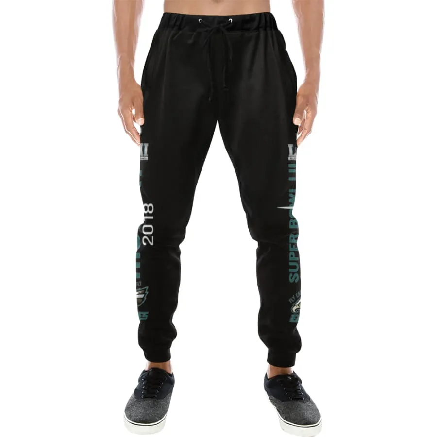 Philadelphia eagles Fans Sweatpants Black Mens Womens| super bowl champions Jogger Pants|eagles Baggy Slacks