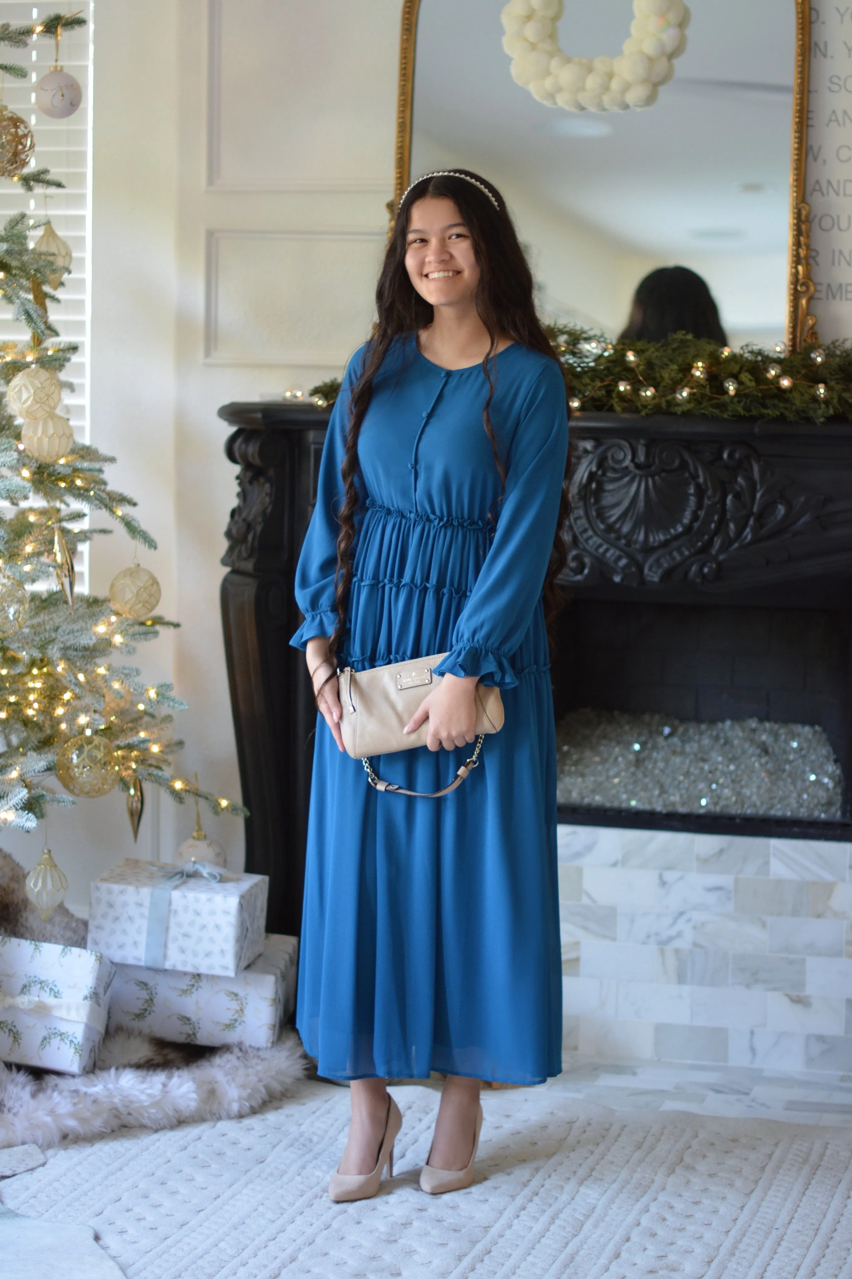 Rhodes Mauve Maxi Dress