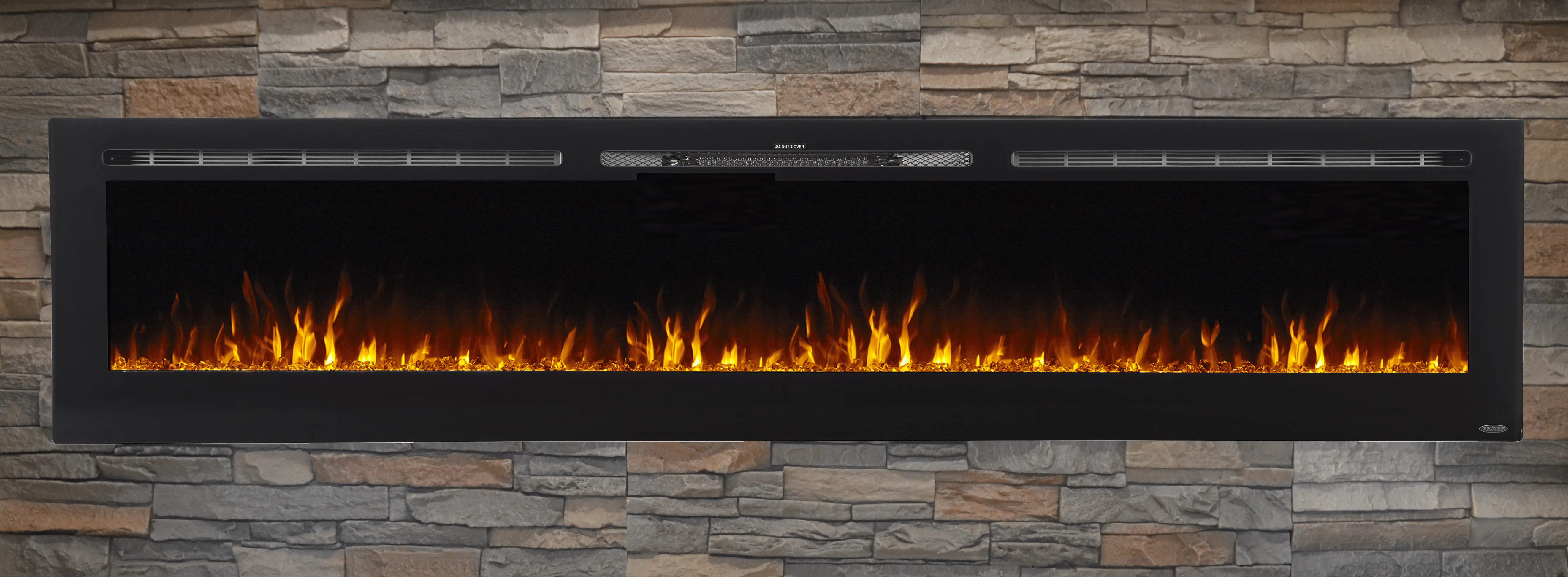Sideline 100 Inch Refurbished Recessed Electric Fireplace 80032