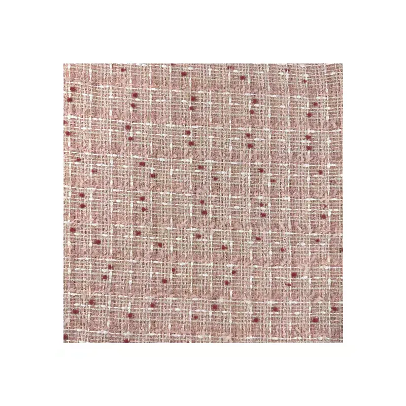 Spring butterfly yarn small fragrance fabric fine woven tweed clothing designer DIY luggage shoes and hats