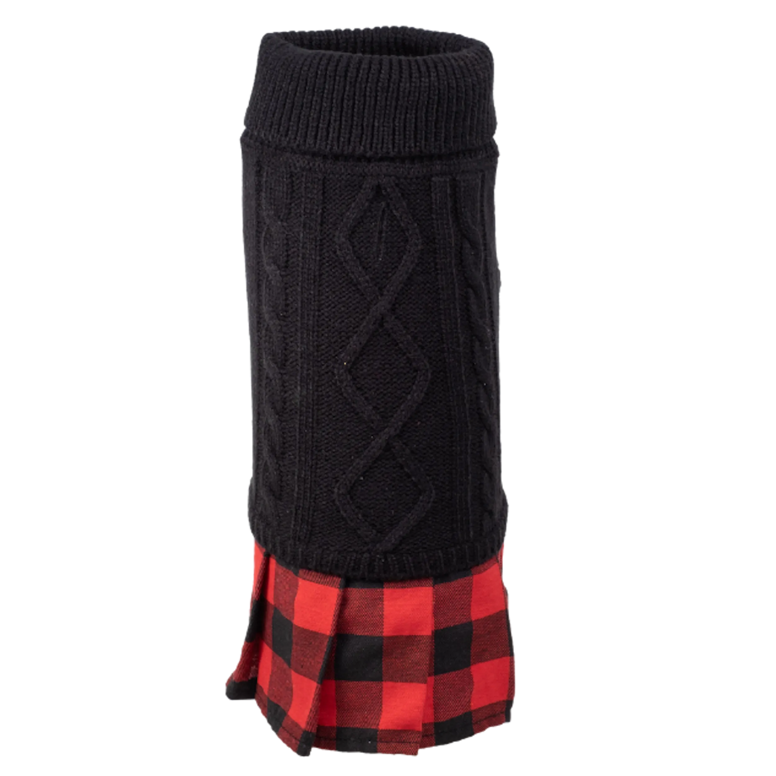 Sweater Dress | Black Buffalo Plaid