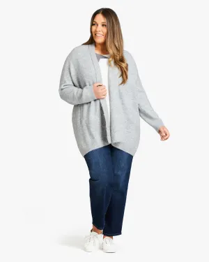Tasha Knit Cardigan | Light Grey