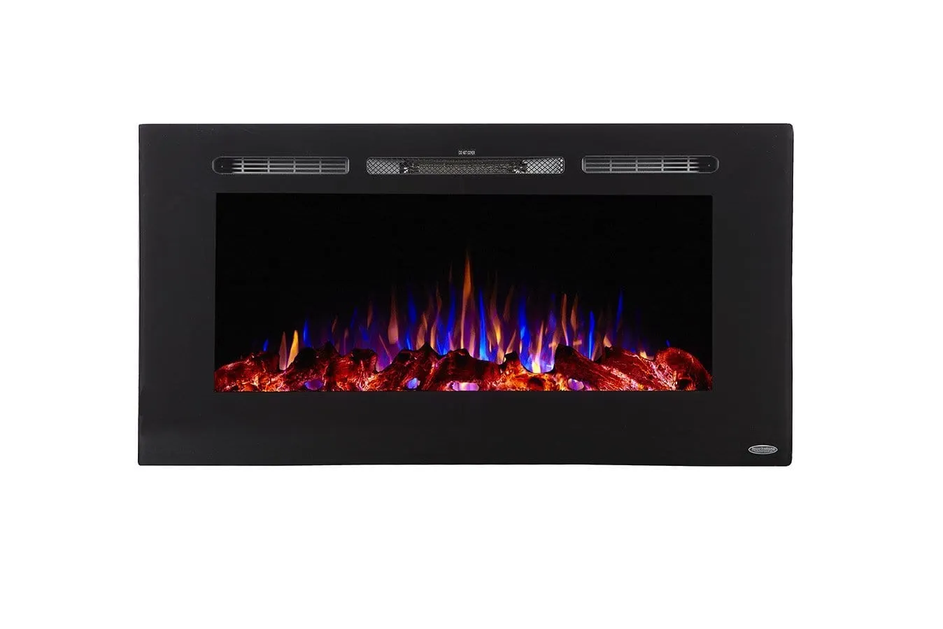 The Sideline 40 Inch Refurbished Recessed Electric Fireplace 80027